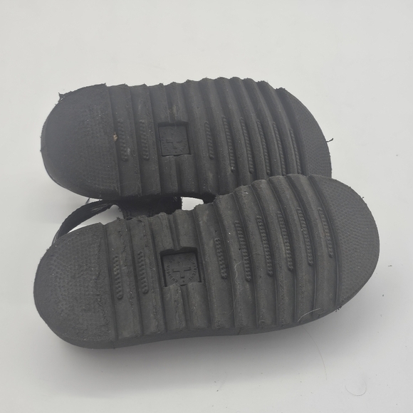 Dr. Martens Klaire Junior Leather Strap Sandals Black Kids 11 – Hook And Loop - Picture 9 of 9